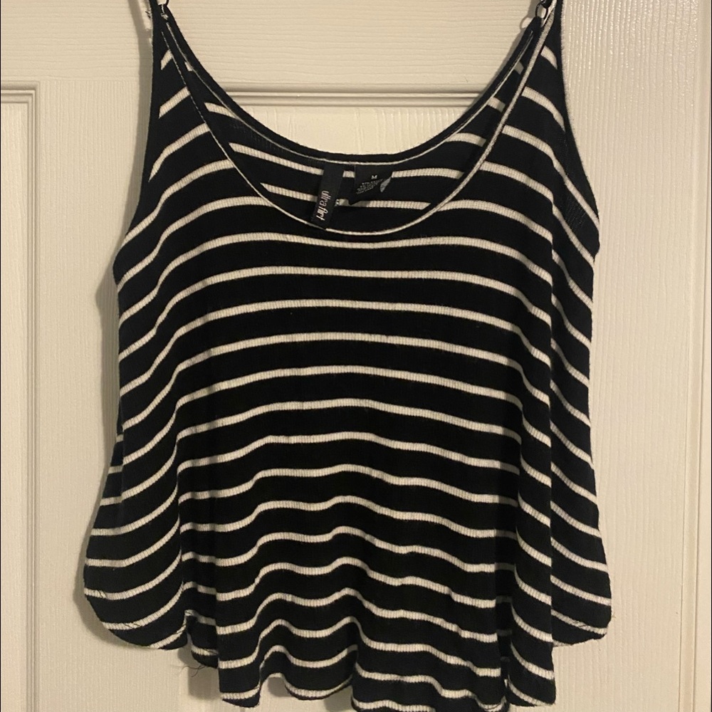 Stripped Crop Top